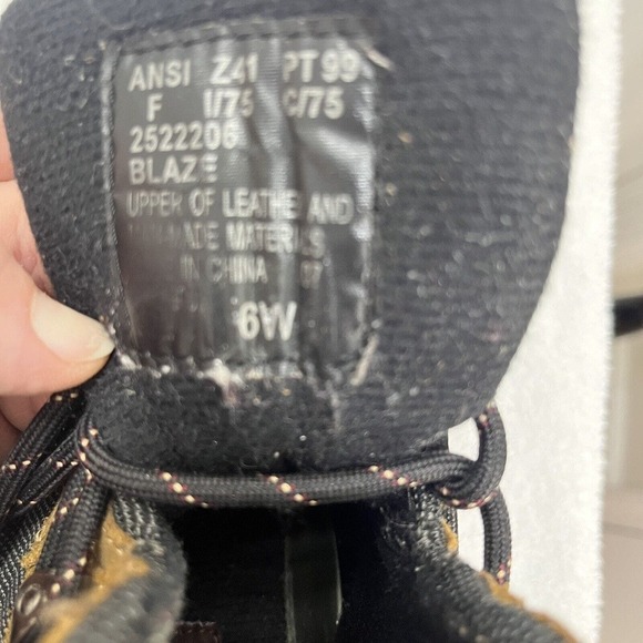 BRAHMA Womens Hard Toe Boots Hiking work Oil Slip Resistant Waterproof Brown 6 - Picture 9 of 10